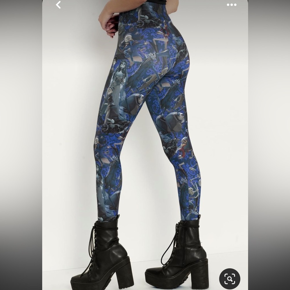 Blackmilk Corpse Bride The wedding of victor and Emily hwmf leggings small
